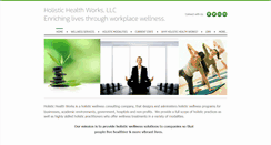 Desktop Screenshot of holistic-health-works.com