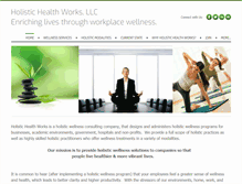 Tablet Screenshot of holistic-health-works.com